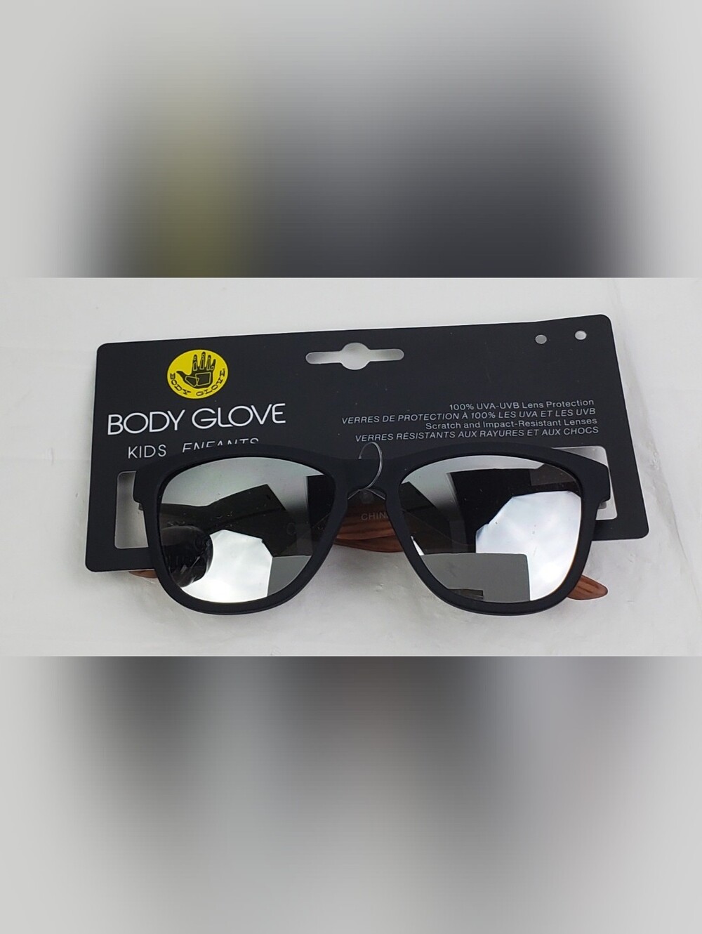 Body Glove Kids Brook Keyhole Mirrored Sunglasses Scratch Resistant - NWT